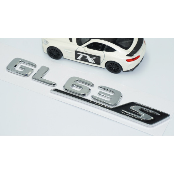 DK Tuning GL63S Bagaj Siyah Krom ABS Yazı Logo Benz İle Uyumlu - 3