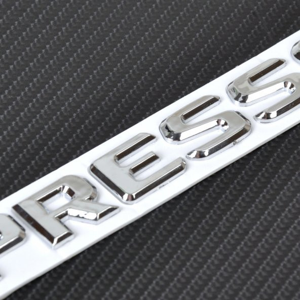MERCEDES BENZ KOMPRESSOR BAGAJ LOGO 3D 3M KROM - 7