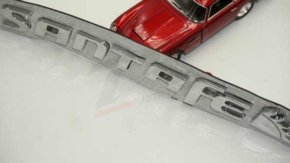 Hyundai SantaFe Bagaj Krom ABS 3M 3D Yazı Logo Amblem - Resim 5