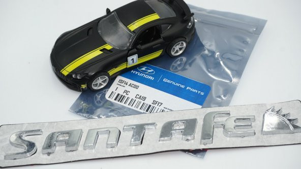 Hyundai SantaFe Bagaj Krom ABS 3M 3D Yazı Logo Amblem - Resim 7