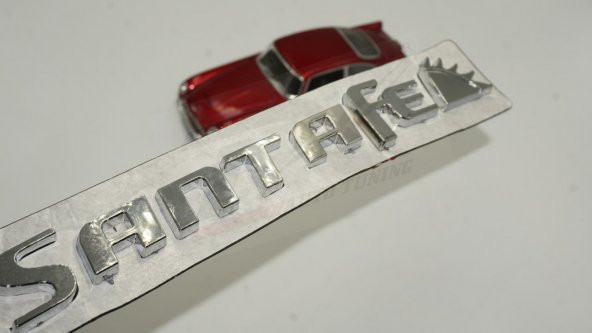 Hyundai SantaFe Bagaj Krom ABS 3M 3D Yazı Logo Amblem