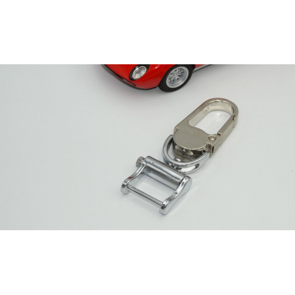 Audi Logo Krom Metal Stil Anahtarlık New Style - 4
