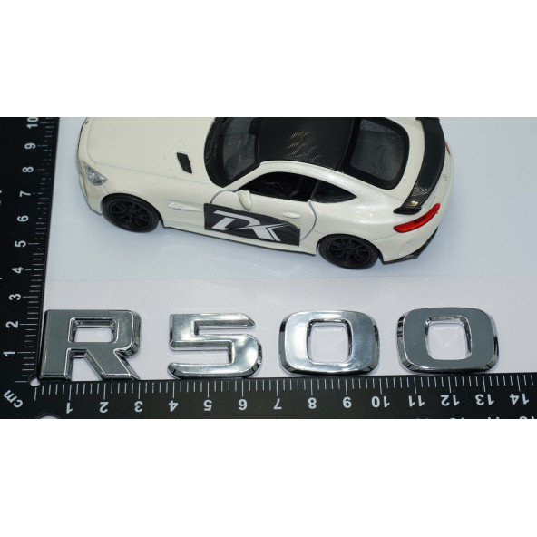DK Tuning R 500 Bagaj Krom ABS 3M 3D Yazı Logo Benz İle Uyumlu - 4