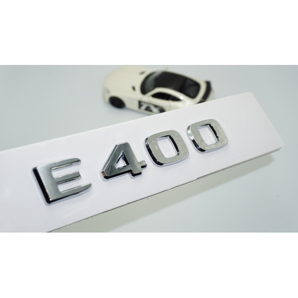 DK Tuning E400 Bagaj Krom ABS 3M 3D Yazı Logo Benz İle Uyumlu