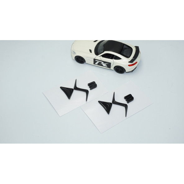 DK Tuning DS3 Çamurluk Siyah Logo Arma Yazı Seti Citroen İle Uyumlu - 4