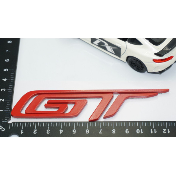 DK Tuning GT Mustang Shelby Kırmızı ABS Logo Arma - 5