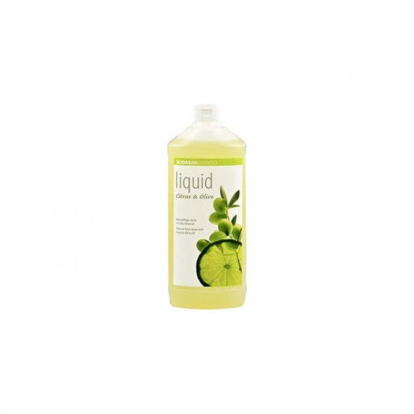 Sodasan Organik Zeytinyağlı Sıvı Sabun - Limon 1000 ml.