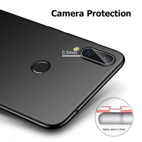 Samsung Galaxy M20 Kılıf Rubber Kapak Kırılmaz Cam Hediye