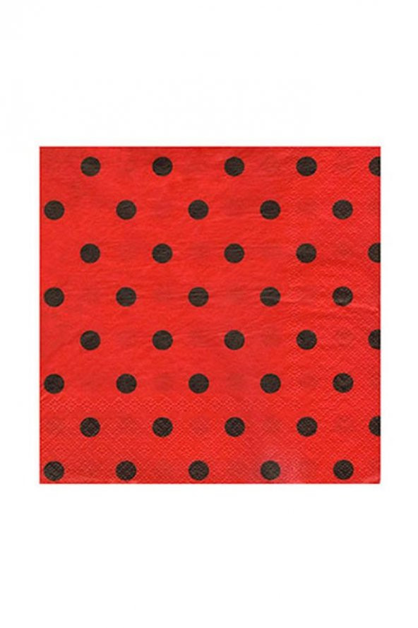 PEÇETE SİYAH PUANLI KIRMIZI 20Lİ - 3