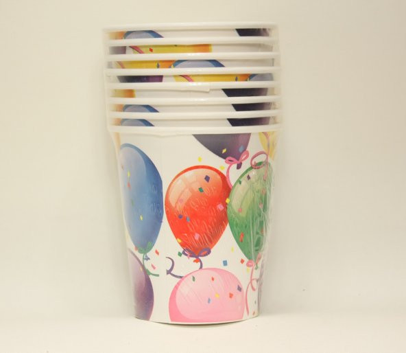 BALONLU BARDAK 8Lİ - Resim 3