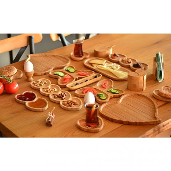 Bambu Kahvaltı Seti 22 Parça Bambum Bouquet - 4