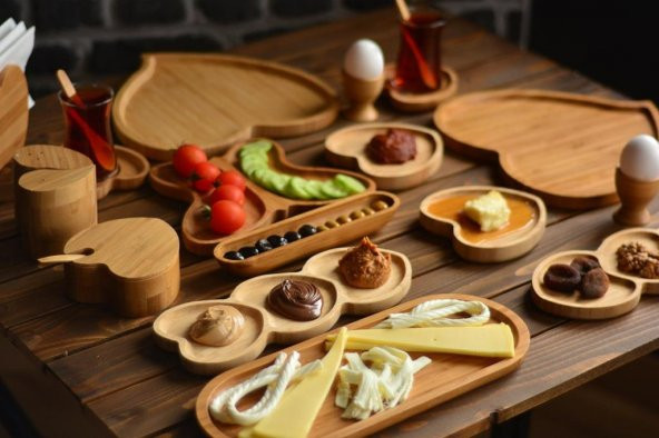 Bambu Kahvaltı Seti 22 Parça Bambum Bouquet - 7