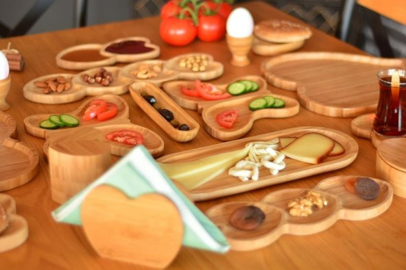 Bambu Kahvaltı Seti 22 Parça Bambum Bouquet - 10