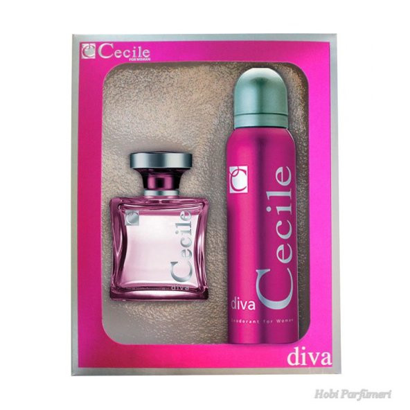 Cecile Diva Edt 100 Ml Kadın Parfüm + 150 Ml Deodorant Set