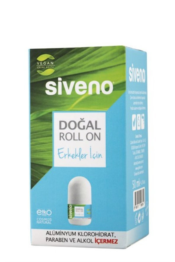 Siveno Doğal Roll On Erkekler İçin 50 ML - 1