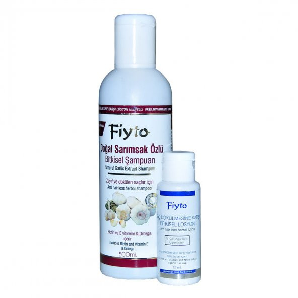 Fiyto Doğal Sarımsak Özlü Şampuan 500 ML - 5