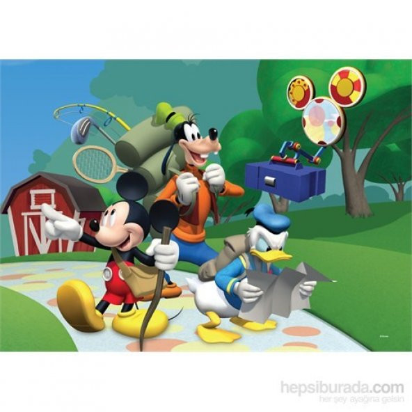 Disney Mickey Mouse Puzzle (Yapboz) 100 Parça