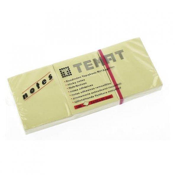 TEMAT YAPISKANLI KAGIT 50x40 SARI 3 LU 100YP(11230 - 2