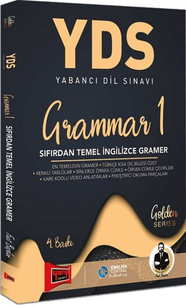 Yargı Yayınları YDS Grammar 1 Sıfırdan Temel İngilizce Gramer