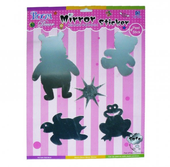 AYNALI STİCKER YAPIŞKANLI DEKOR SÜS - 2