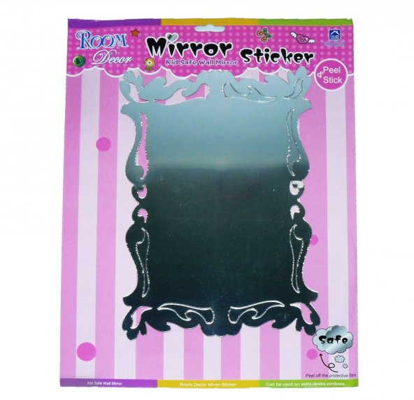 AYNALI STİCKER YAPIŞKANLI DEKOR SÜS - 8