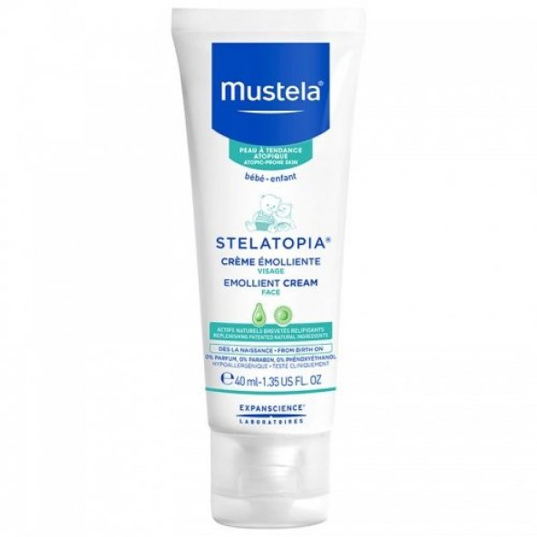 Mustela Stelatopia Emollient Face Cream 40 ml