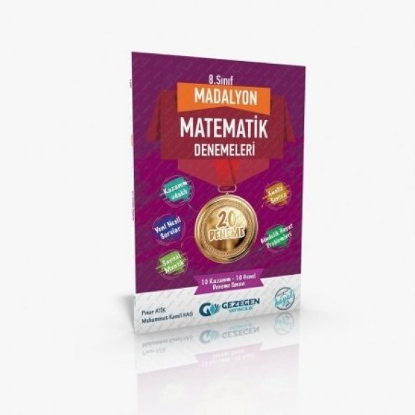 Gezegen Yayınları 8. Sınıf Matematik Madalyon 20 Deneme
