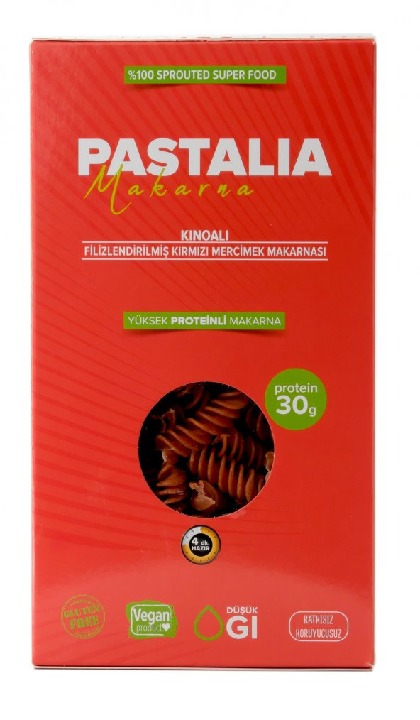 Pastalia Glutensiz Sebzeli Bakliyat Makarnası 200 Gr Vegan