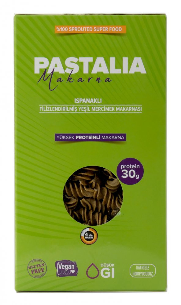 Pastalia Glutensiz Sebzeli Bakliyat Makarnası 200 Gr Vegan