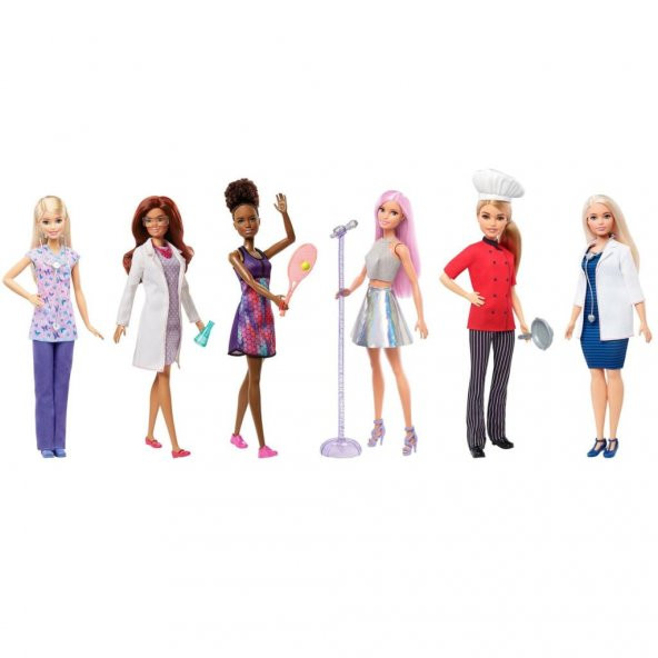 DVF50 Barbie Kariyer Bebekleri /Barbie Ben Büyüyünce