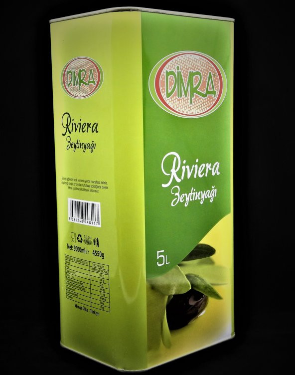 Dimra Riviera Zeytin Yağı 5 LT Teneke - 2