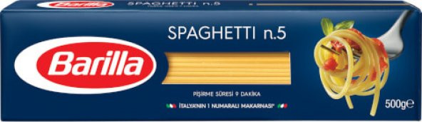 Barilla Makarna Spaghetti 500 Gr