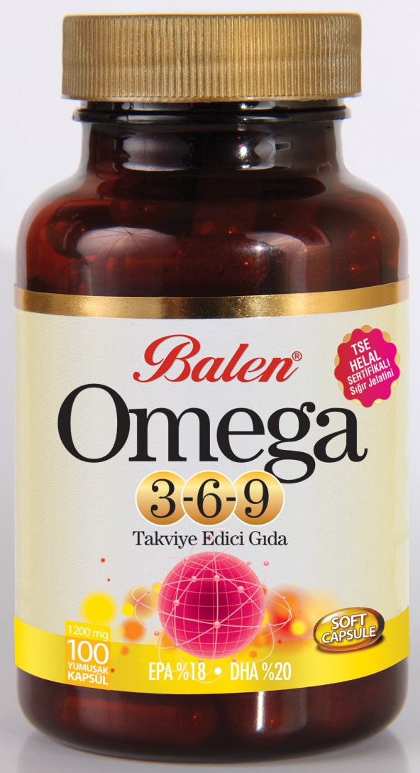Balen Omega 3-6-9 100 Kapsül