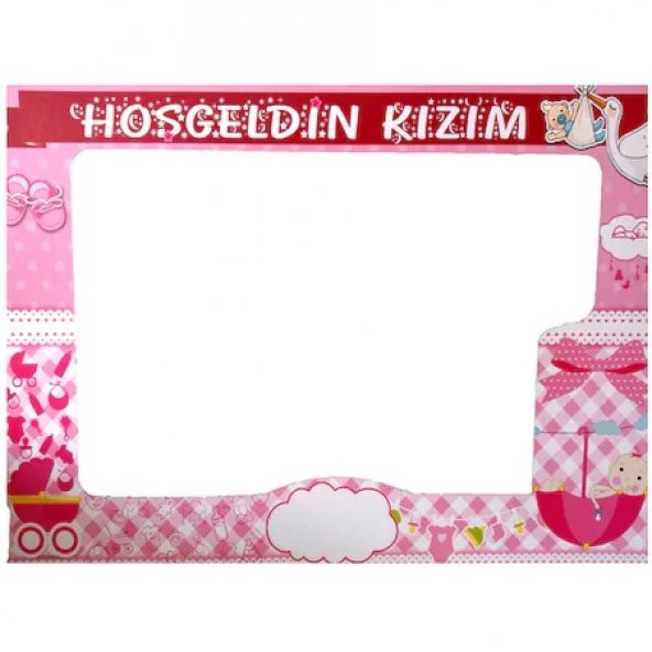 ÇERÇEVE HOŞGELDİN KIZ-ERKEK ÇİFT TARAFLI 97CM X 67CM - 2