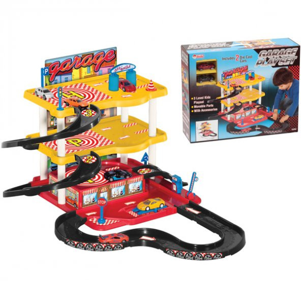 03068 3 Katlı Garaj Oyun Seti -Dede