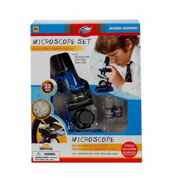 02135 Mini Mikroskop Seti -Sunman - 3