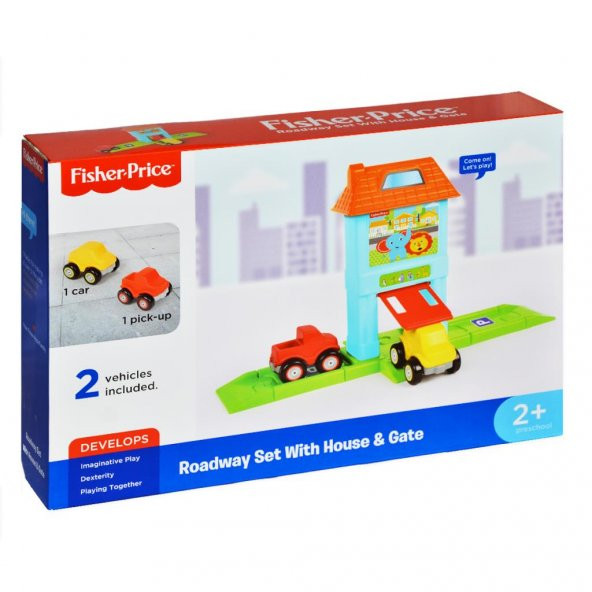1824 Fisher Price Kapılı Yol Seti -Dolu