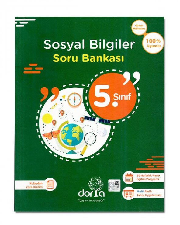 5. Sınıf Sosyal Bilgiler Soru Bankası (Dorya Yayınları)