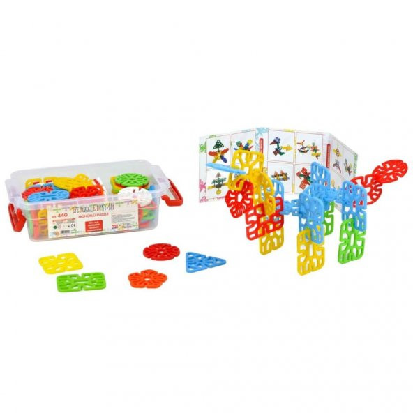 440 Mühürlü -Geometrik Puzzle - Küçük - 2