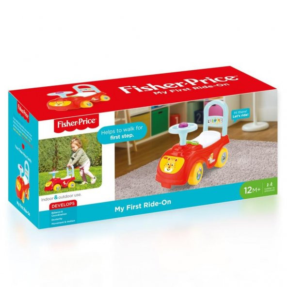 1801 Fisher Price İlk Arabam -Dolu - 3