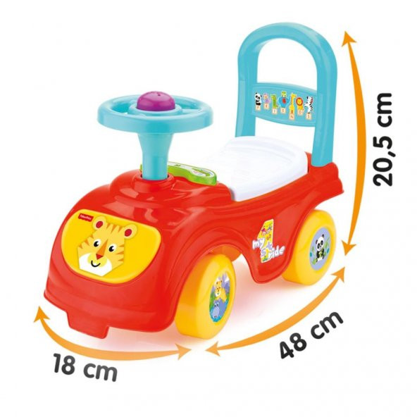 1801 Fisher Price İlk Arabam -Dolu - 11