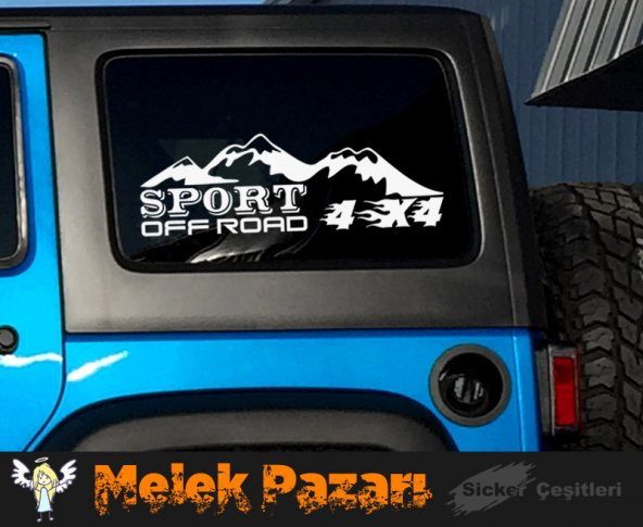 4x4 Off Road Sport Oto Sticker  Sağ ve Sol Takımdır. - 3