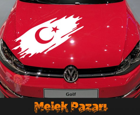 Türk Bayrağı Oto Sticker