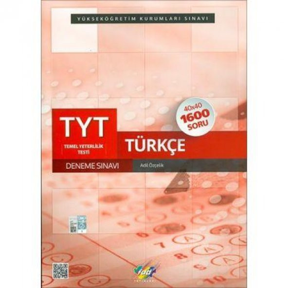 TYT Türkçe Deneme Sınavı 40x40 1600 Soru FDD Yayınları