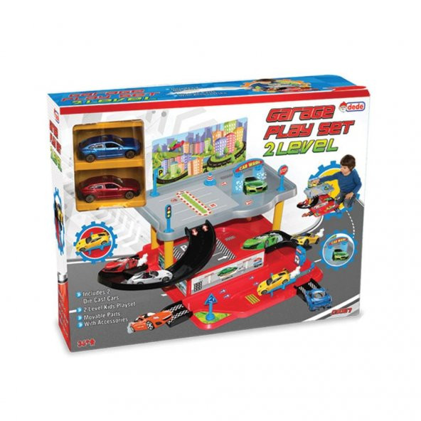 03067 2 Katlı Garaj Oyun Seti -Dede - 4