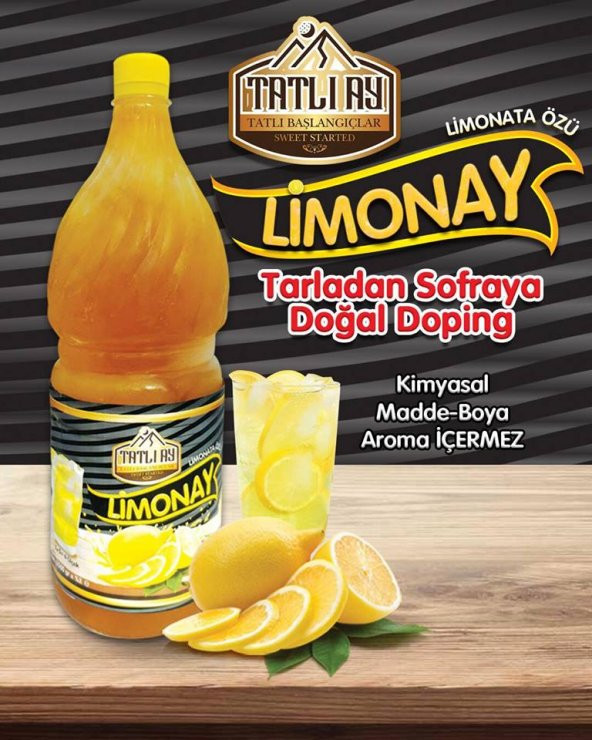 Ev Yapımı Limonata Özü 2 Kg ( 12 Lt ) KATKISIZ