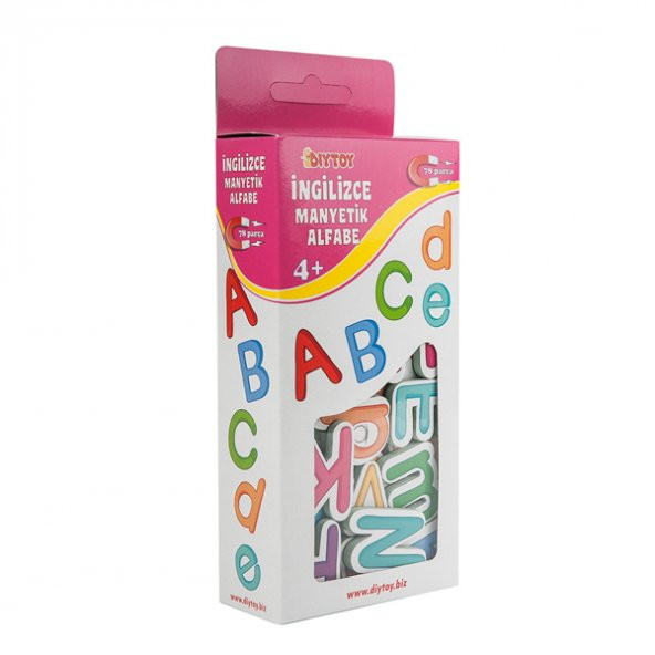 2866 DıyToy Manyetik İngilizce Alfabe - 2