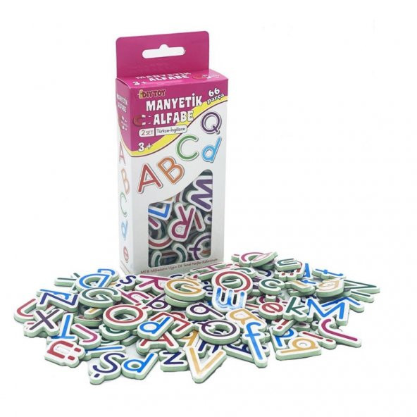 2866 DıyToy Manyetik İngilizce Alfabe - 6