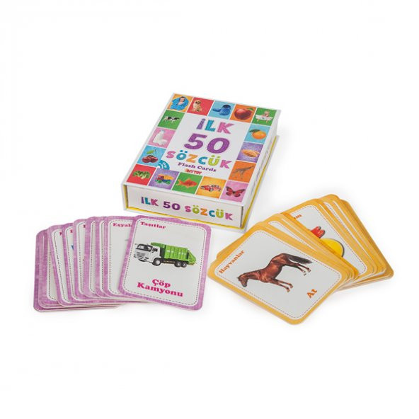 1161  Flash Cards  İlk 50 Sözcük -DıyToy