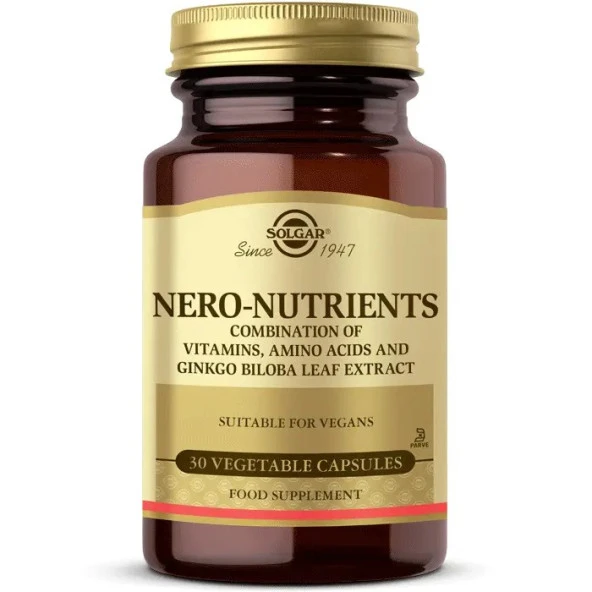Solgar Nero Nutrients 30 Kapsül Multivitamin